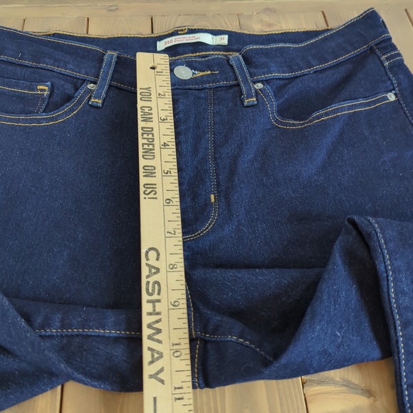 Levi’s 312 Shaping Slim Straight Leg Dark Wash Jeans - Picture 8 of 14